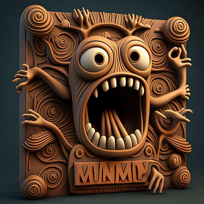 3D model Minions Monsters and Madness game (STL)